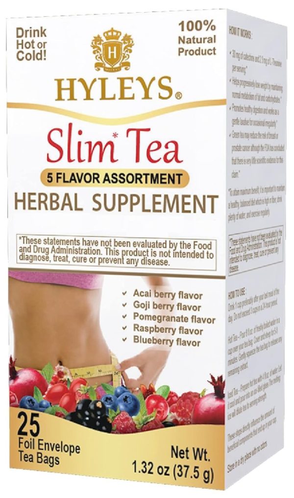 Hyleys Slim Tea Green Tea Senna Weight Loss Detox-0