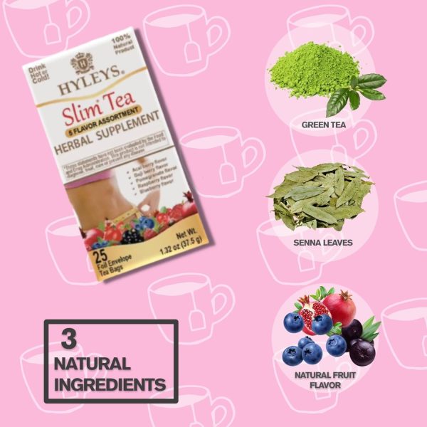 Hyleys Slim Tea Green Tea Senna Weight Loss Detox-4
