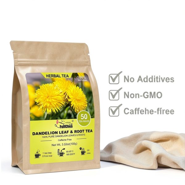 Dandelion Leaf Root Tea FullChea Herbal Liver Kidney Health-4