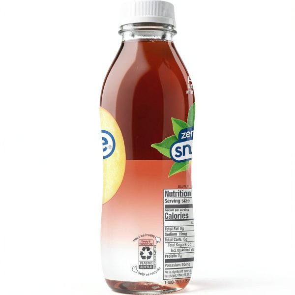 Snapple Zero Sugar Peach Tea Bottled Iced Tea 16 Fl Oz-6