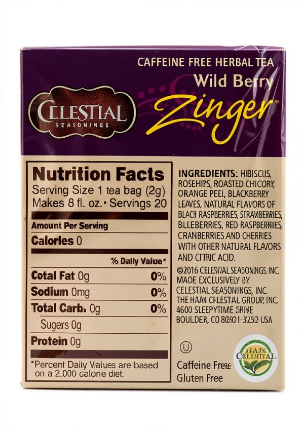 Celestial Seasonings Herbal Tea All Natural Ingredients-6