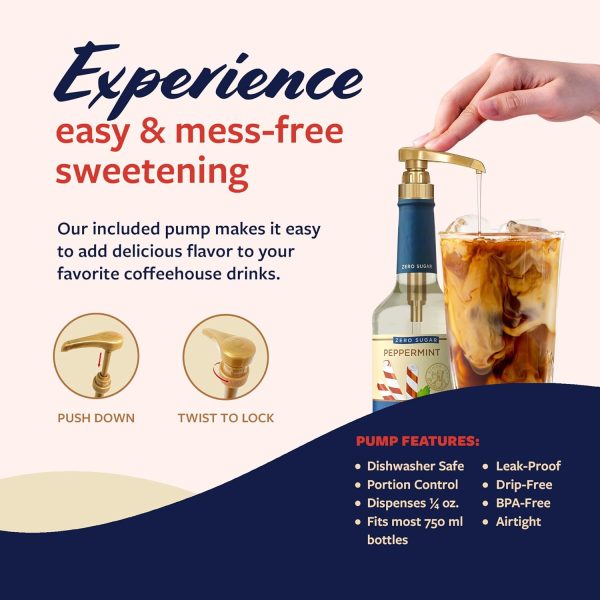 Torani Zero Sugar Syrup Sugar Free Flavors Coffee Additive-4