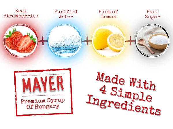 Mayer Szörp Hungarian Strawberry Syrup Natural Artisanal-3