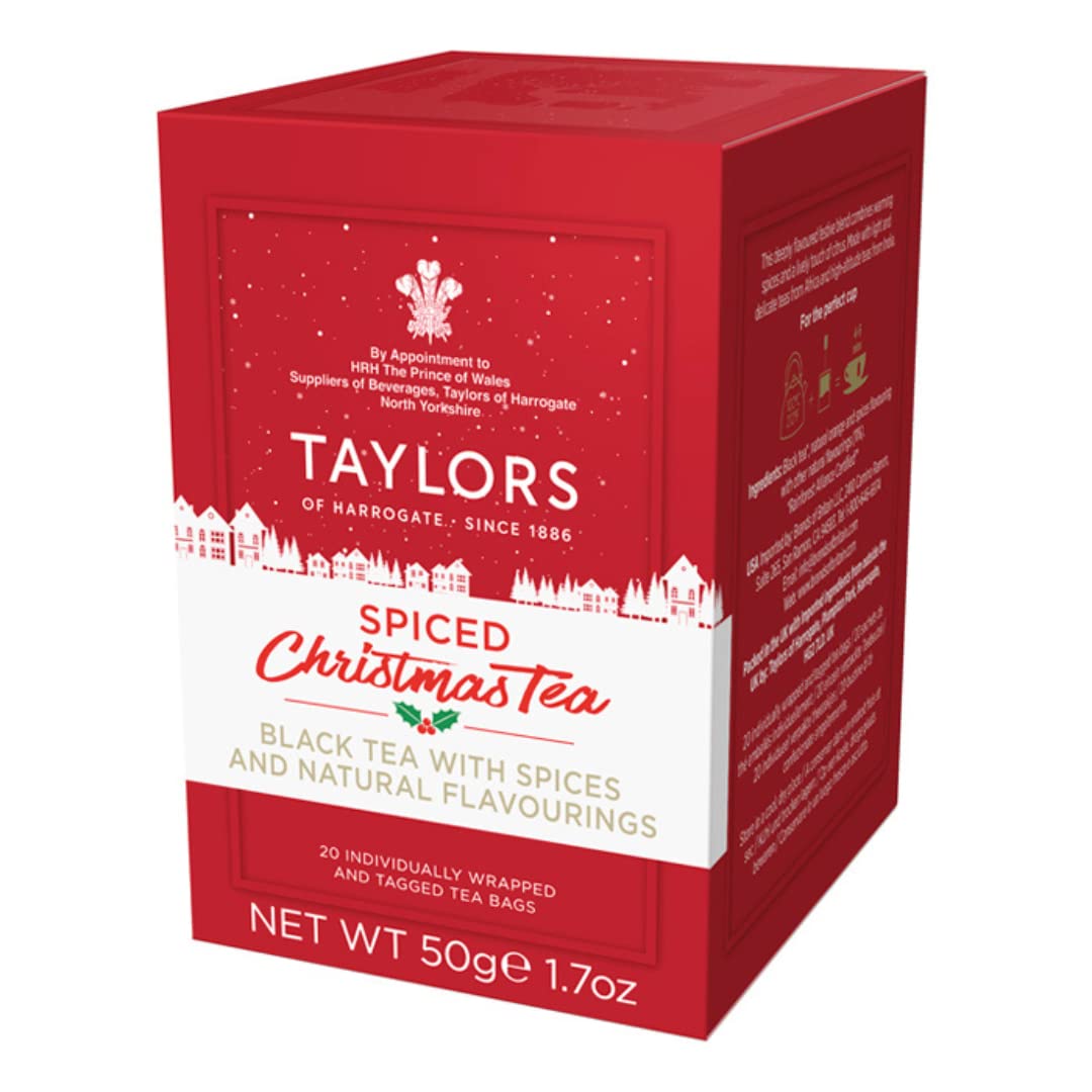 Taylors of Harrogate tea bags assortment in packaging