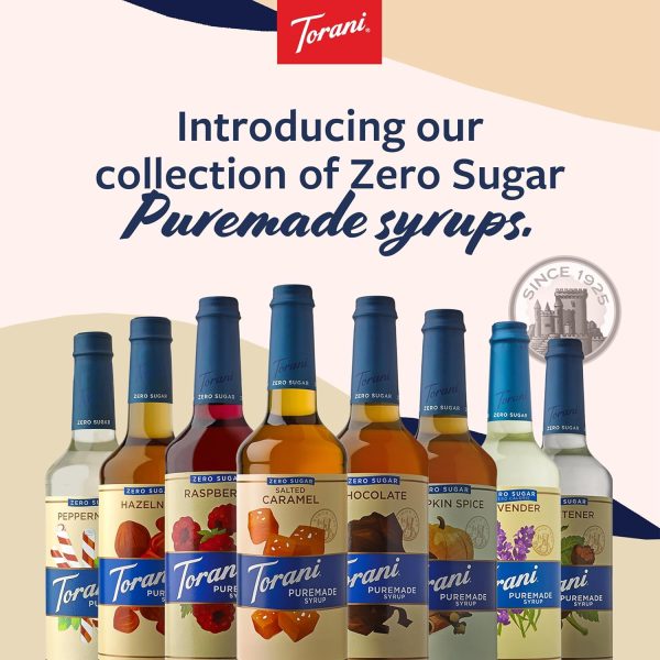 Torani Zero Sugar Syrup Sugar Free Flavors Coffee Additive-6