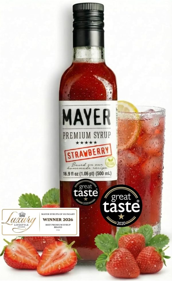 Mayer Szörp Hungarian Strawberry Syrup Natural Artisanal-0