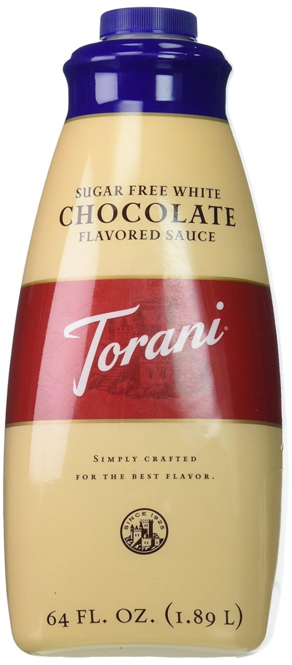 Torani Sugar Free White Chocolate Sauce Syrup Coffee Flavor-0