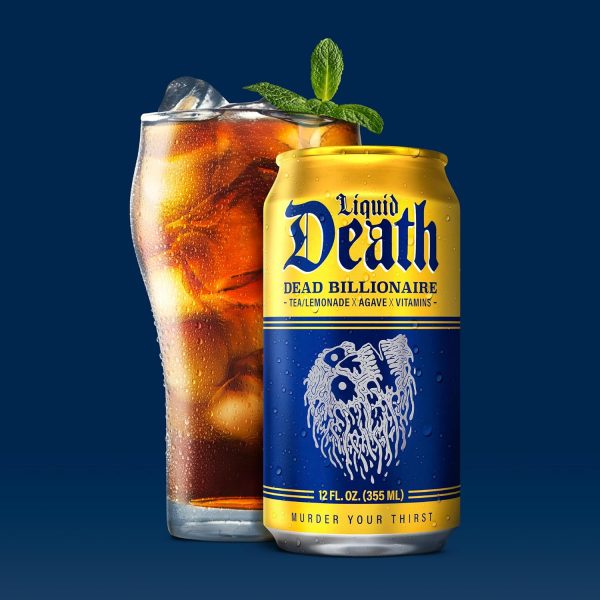 Liquid Death Iced Tea Low Sugar Caffeine B Vitamins-4