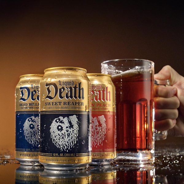 Liquid Death Iced Tea Low Sugar Caffeine B Vitamins-5