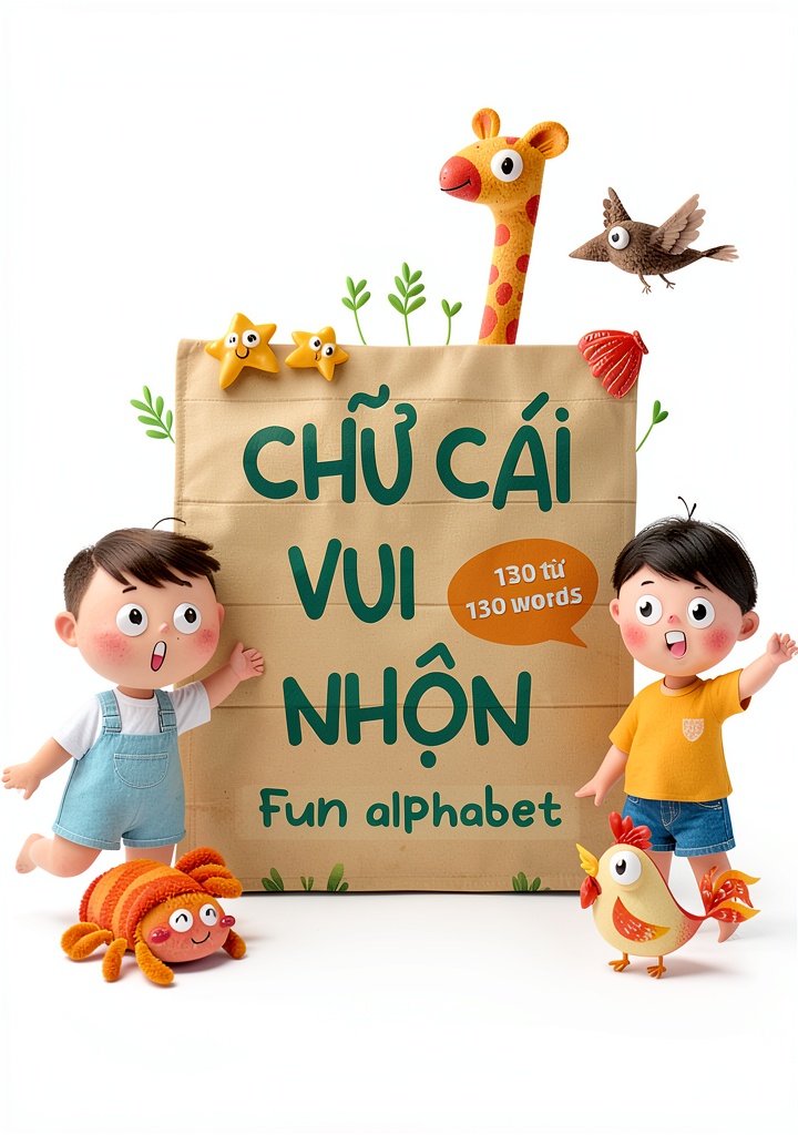 'Children reading Vietnamese-English children's books'