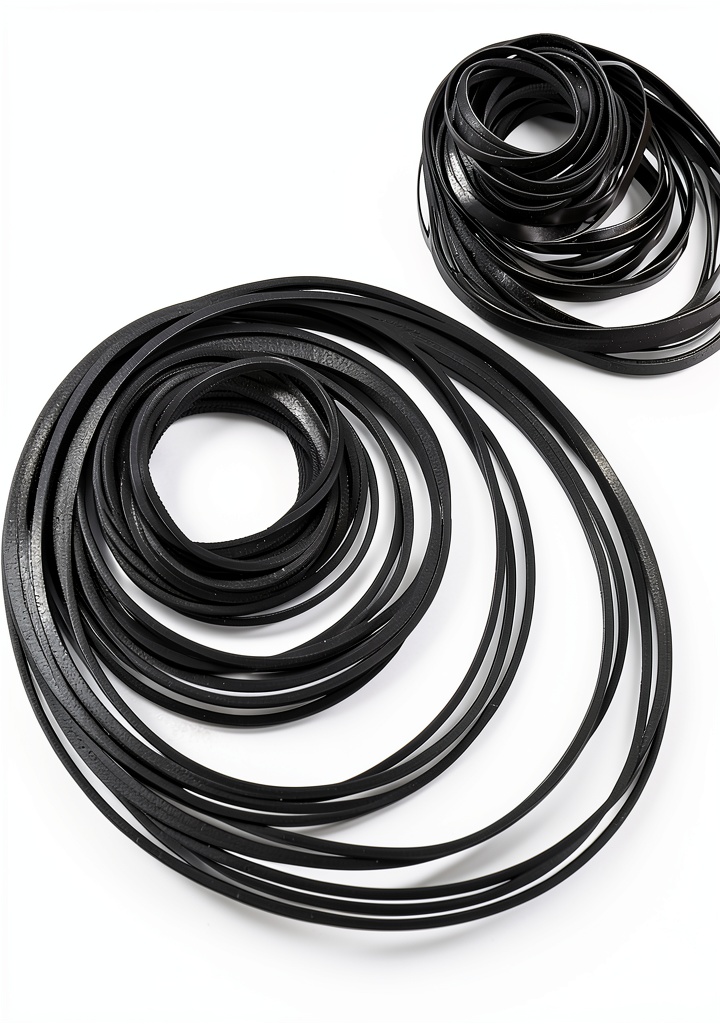 Cassette player rubber belts in different widths