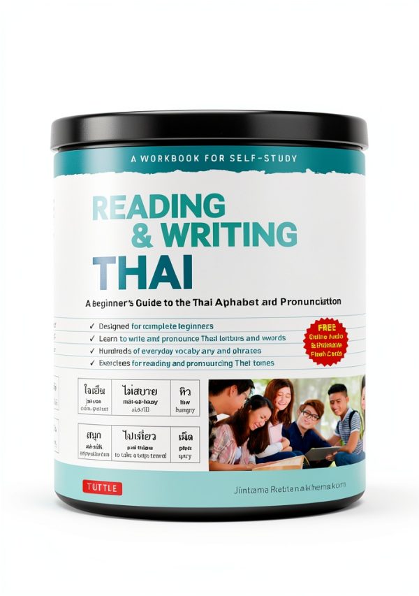 Tuttle Publishing Thai Alphabet Workbook – 131 Page Printable eBook-0