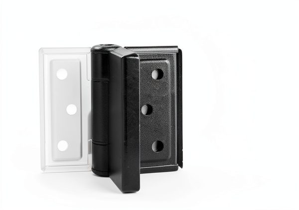 4Pcs Stainless Steel Self Closing Door Hinges,Restroom Partition Door Hinge,2.75" Black Matte Hinge,Partition Door Hardware,for Hotel,Shopping Mall,Bathroom,Toilet,Cabinets-4