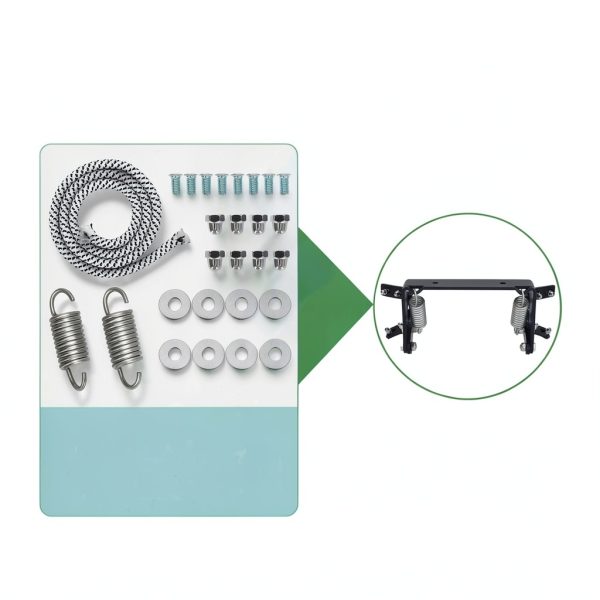 Hinge Assembly Kit Walrusea Spring Hinge for Green Egg Grill Steel-1