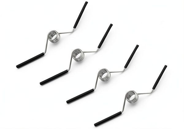 Self Opening Door Hinge Spring Numano 4PCS Steel for 1/2" & 5/8" Doors-0