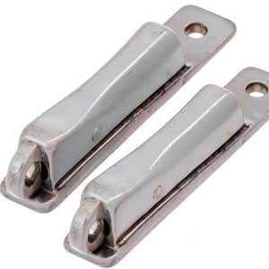 1 Pair 2pcs 20mm x 1mm Stainless Steel Side Spring Hinge Solder Rivet Mount Glasses Replacement Part - Optical Universal Metal Frame Insert Eyeglass Eye Wear Specs Repair Spectacles-0