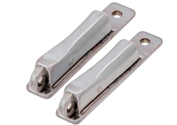 1 Pair 2pcs 20mm x 1mm Stainless Steel Side Spring Hinge Solder Rivet Mount Glasses Replacement Part - Optical Universal Metal Frame Insert Eyeglass Eye Wear Specs Repair Spectacles-0