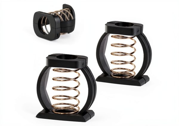 2Pcs Folding Bike Enhanced Hinge Clamp for Brompton Spring C Buckle Accessory Easy Split Design (black)-7
